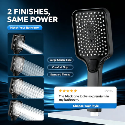 🚿 Enjoy a Spa-Like Shower — 4-Mode Shower Head