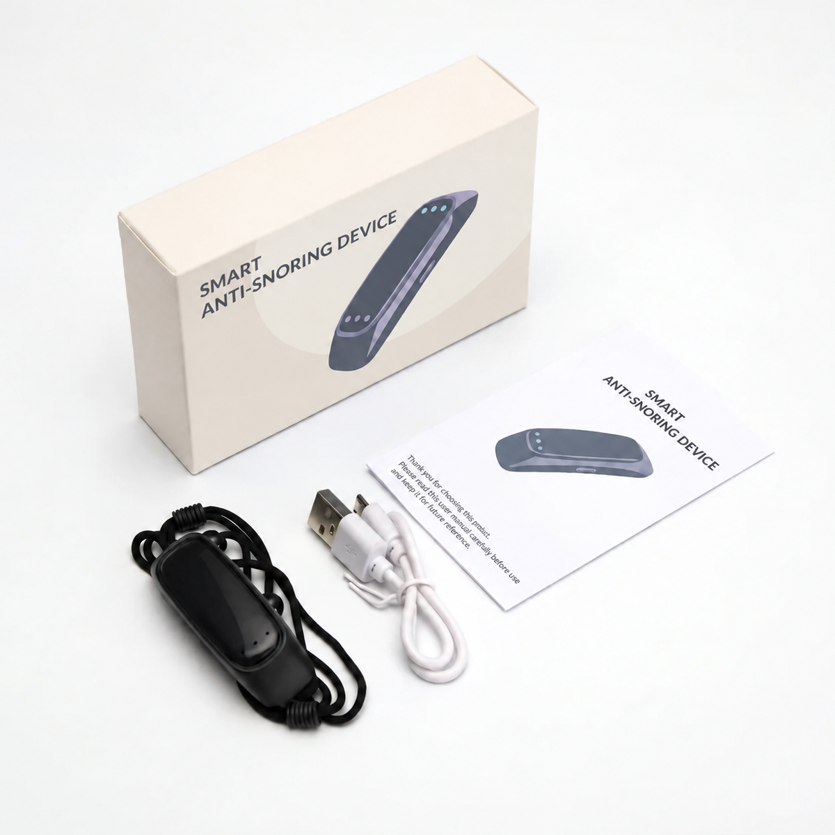 🌙 Quieter Nights Start Here — Smart Snoring Detection Device