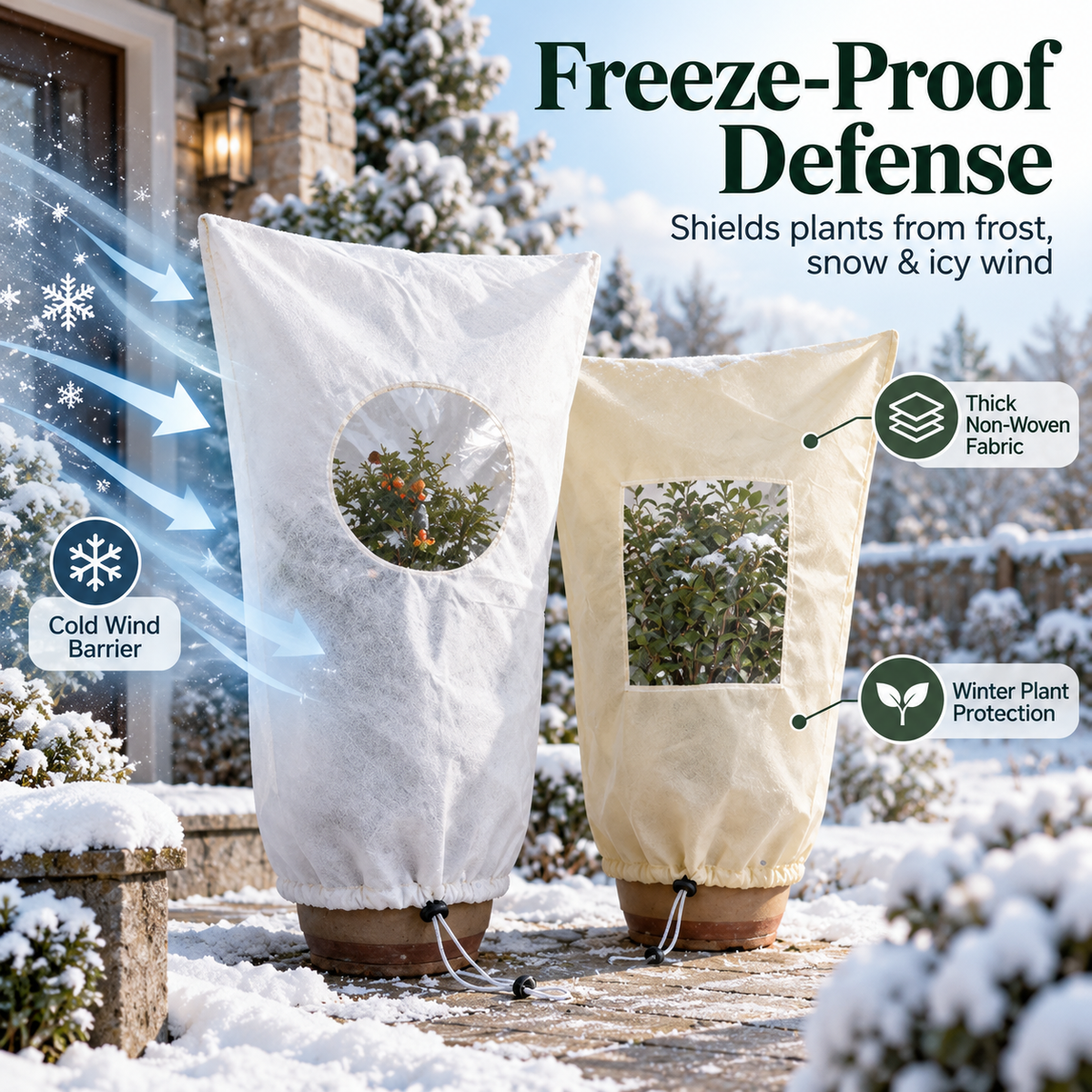 ❄️ Protect Your Plants from Frost — Winter Plant Cover (offer)