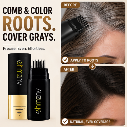 🔥 50% OFF | Dunavero™ 2-in-1 Grey Root Touch-Up Comb – Quick, Even Coverage