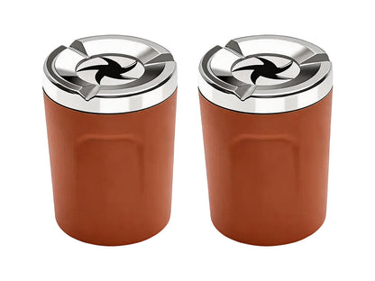Rotating Car Ashtray with Ceramic Inner Liner