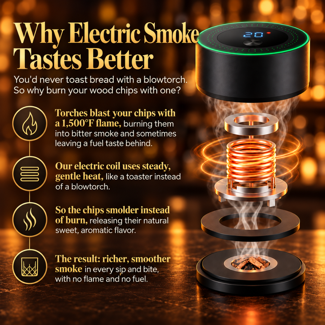 🔥 EmberMist™ Electric Smoke Infuser Kit💨