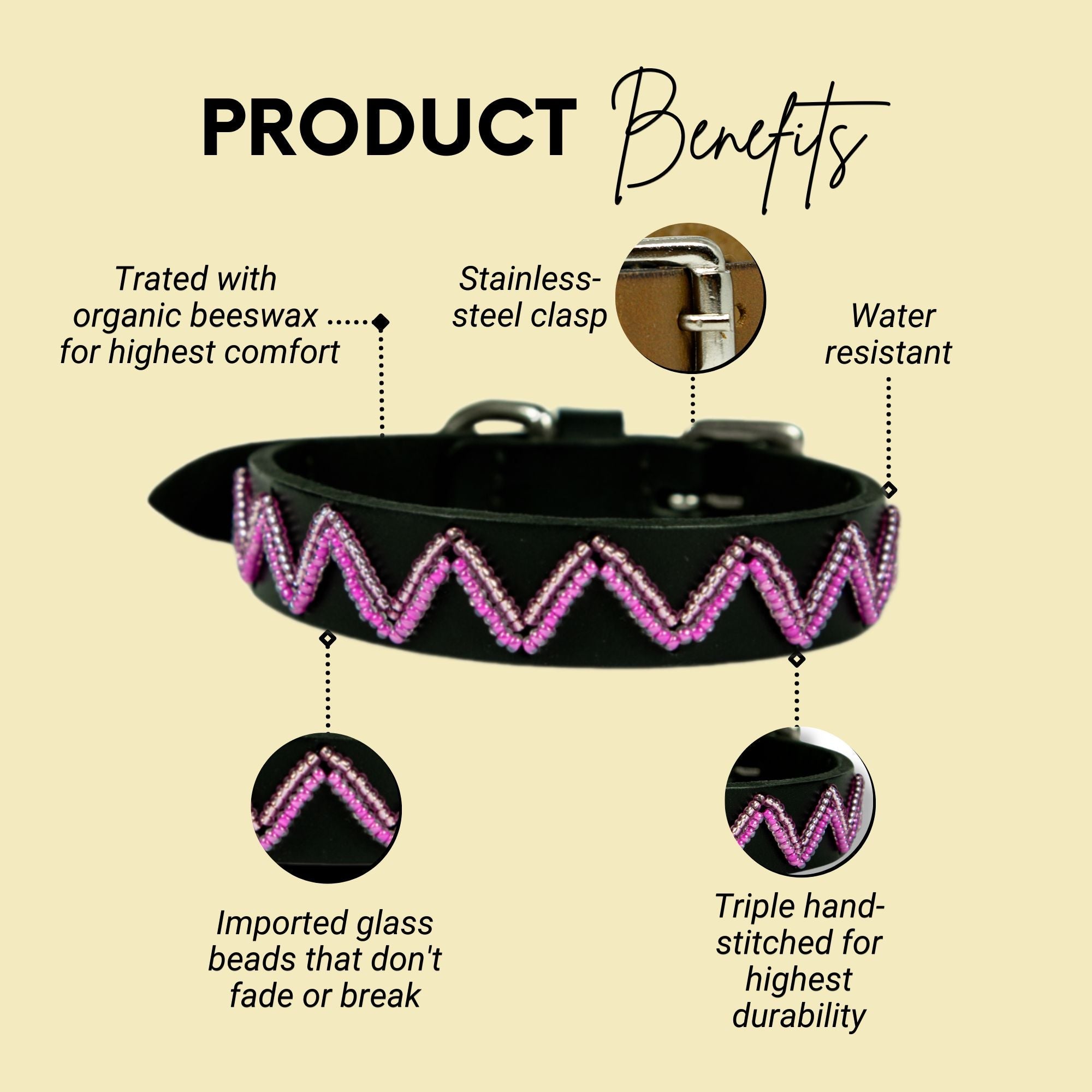 Vera Sambboho dog collar (new Eko collection)