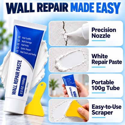 Fix Nail Holes, Small Cracks &Chips-Without the Mess🧱 ✨