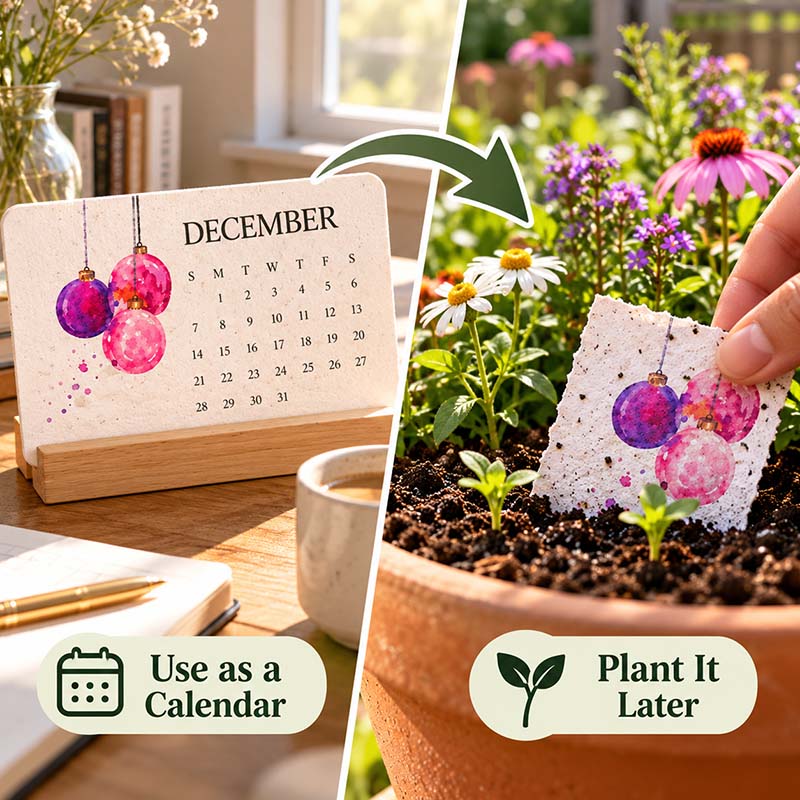🌱 2027 Plantable Calendar – Use It. Plant It. Watch It Grow.🌱