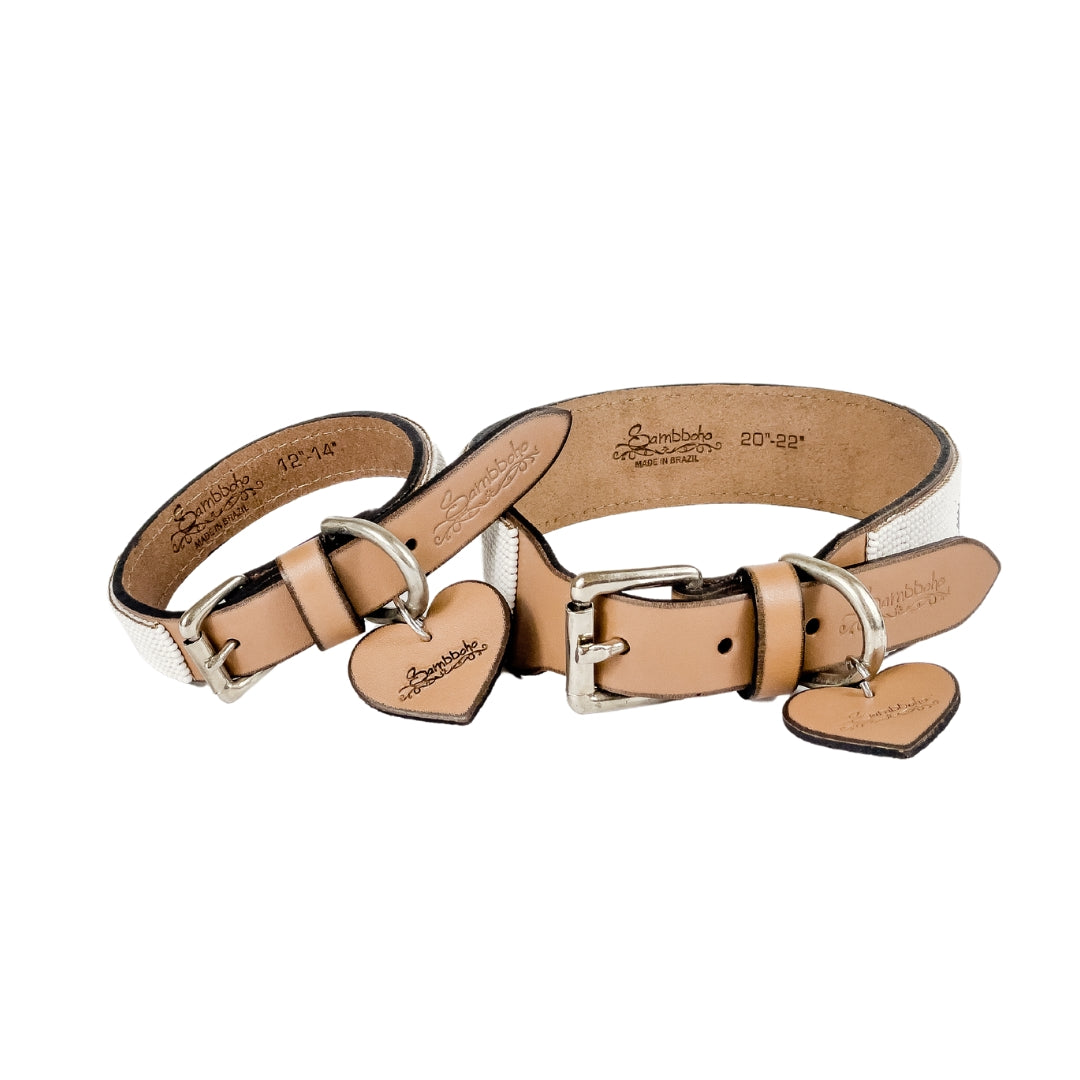 Forever Sambboho dog collar (wedding collection)