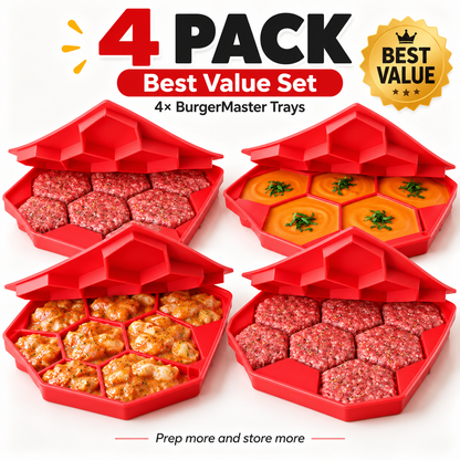🍔 EasyPortion™ Meal Prep Tray