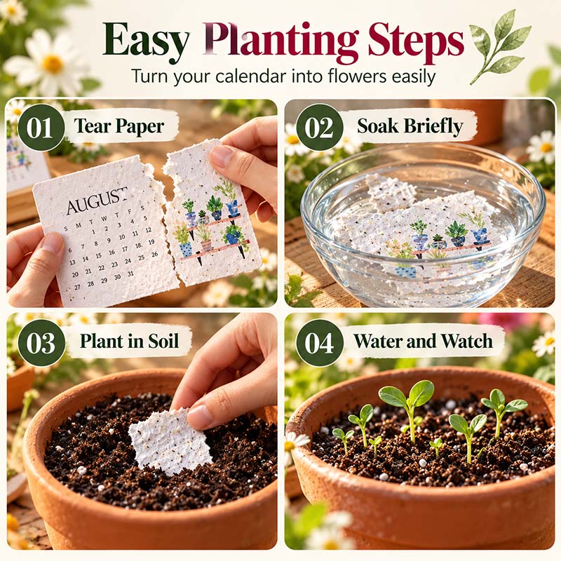 🌱 2027 Plantable Calendar – Use It. Plant It. Watch It Grow.🌱