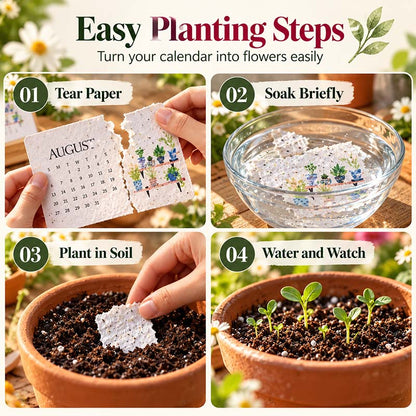 🌱 2027 Plantable Calendar – Use It. Plant It. Watch It Grow.🌱
