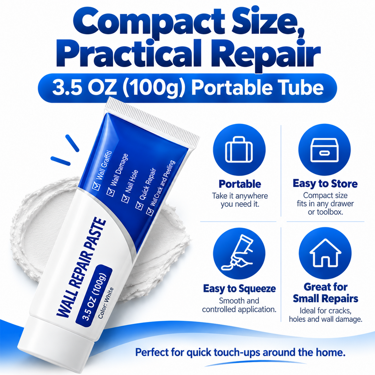 Fix Nail Holes, Small Cracks &Chips-Without the Mess🧱 ✨ (offer)