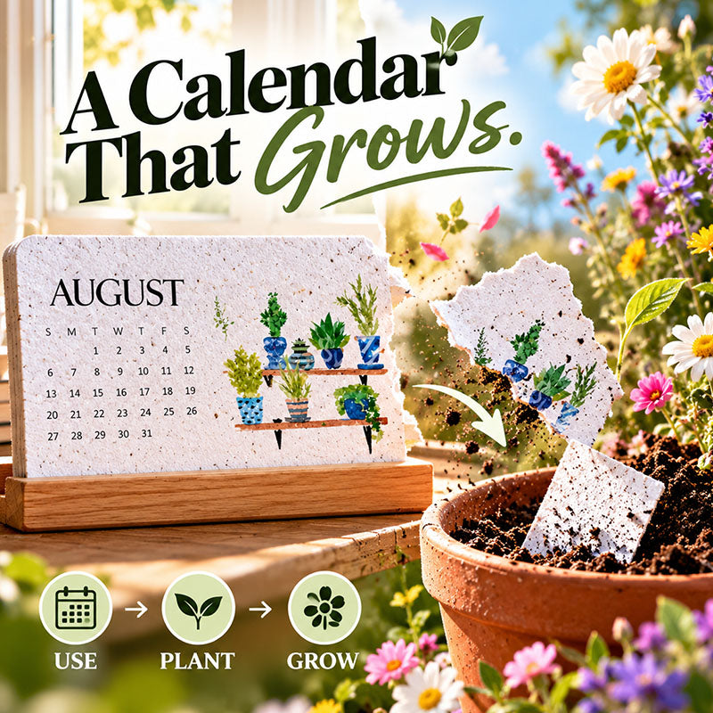 🌱 2027 Plantable Calendar – Use It. Plant It. Watch It Grow.🌱
