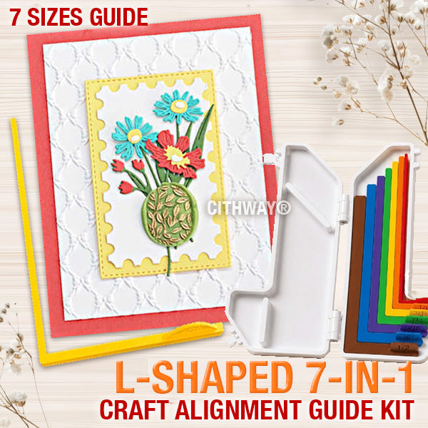 📐 7-in-1 Craft Alignment Guide — Perfect Layers, No Ruler Needed