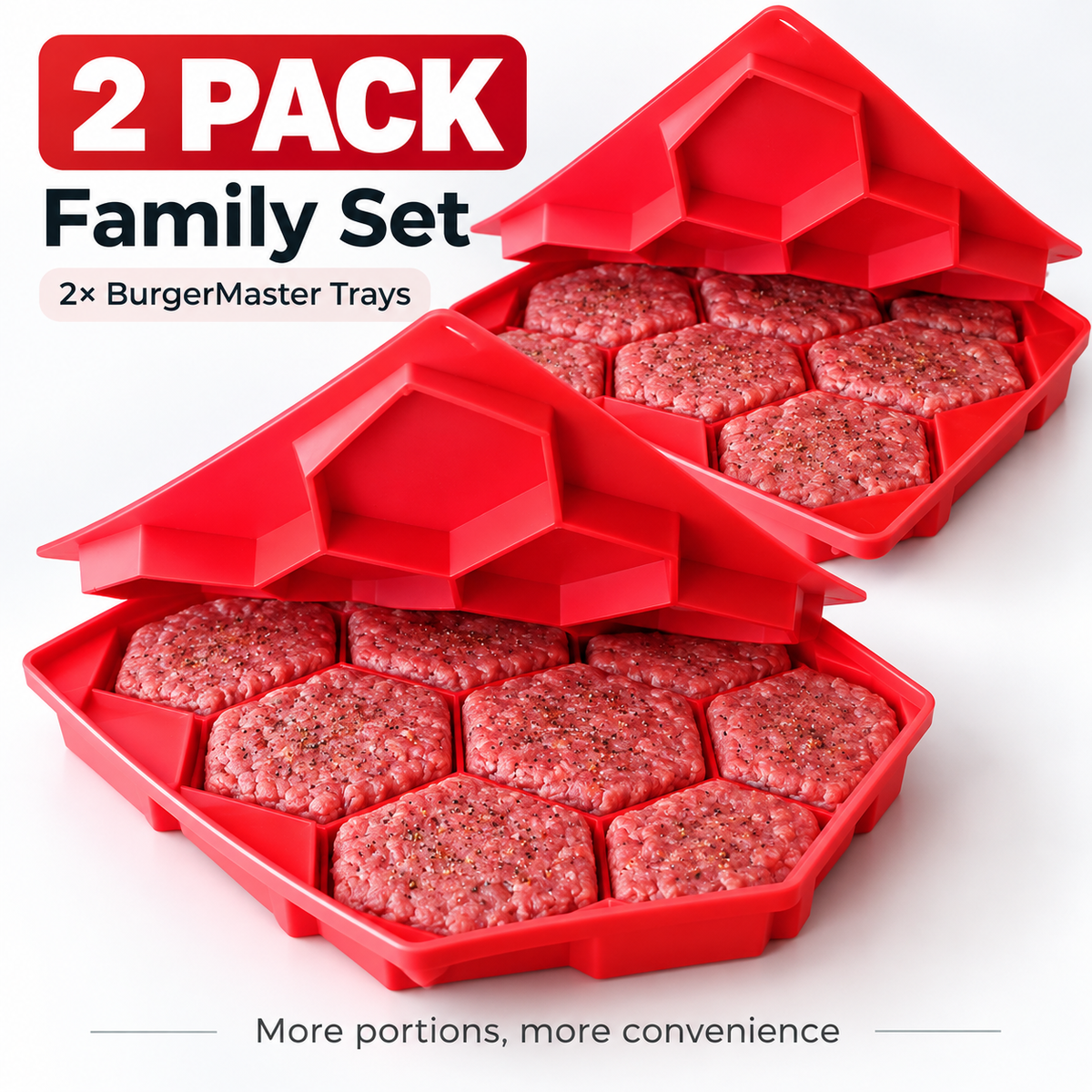 🍔 EasyPortion™ Meal Prep Tray