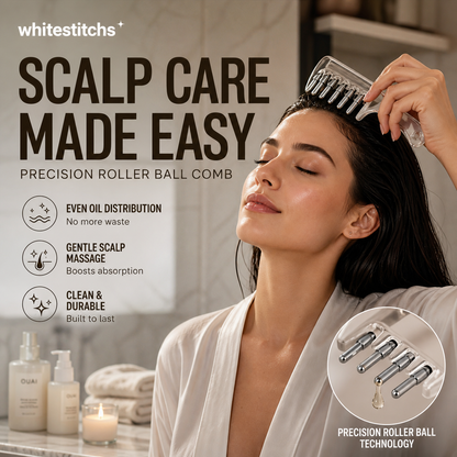 💧 RootRoll™ Scalp Oil Applicator — Precision Application & Massage