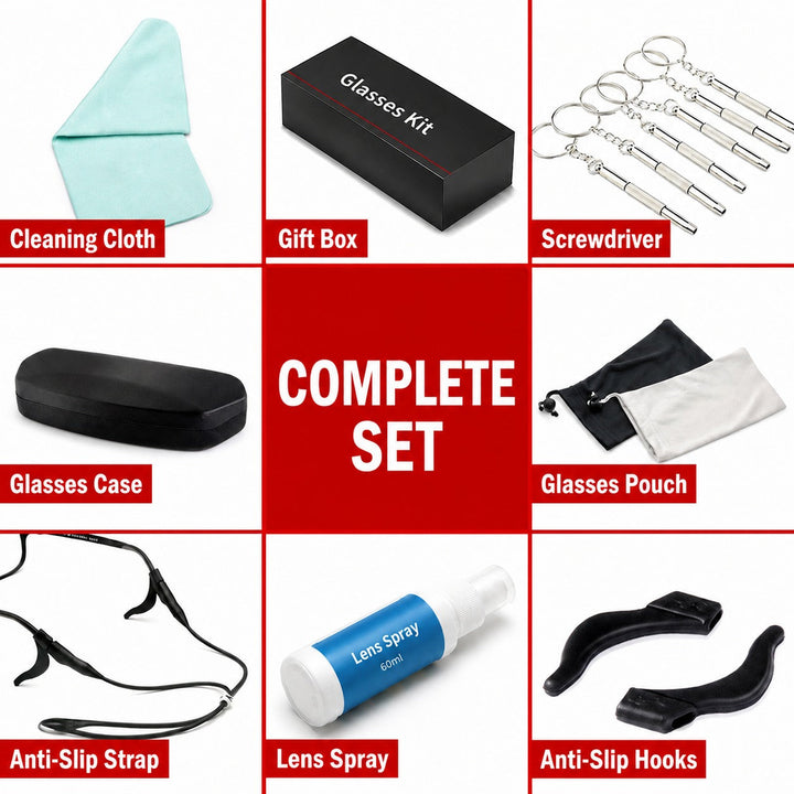 All-in-One Eyeglass Care & Repair Kit