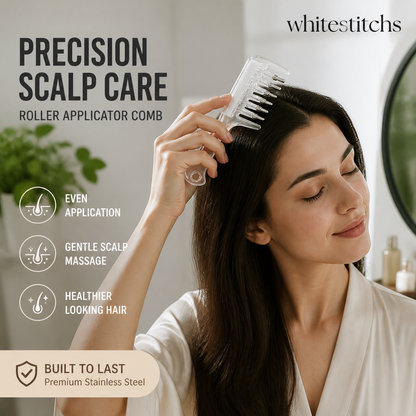 💧 RootRoll™ Scalp Oil Applicator — Precision Application & Massage