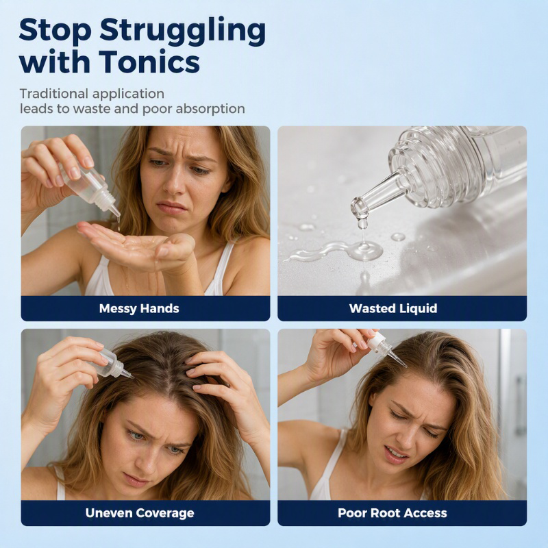 💧 RootRoll™ Scalp Oil Applicator — Precision Application & Massage