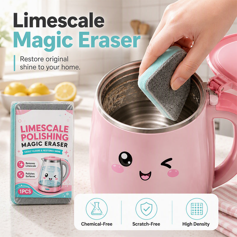 🧽✨Limescale Polishing Magic Eraser Sponge