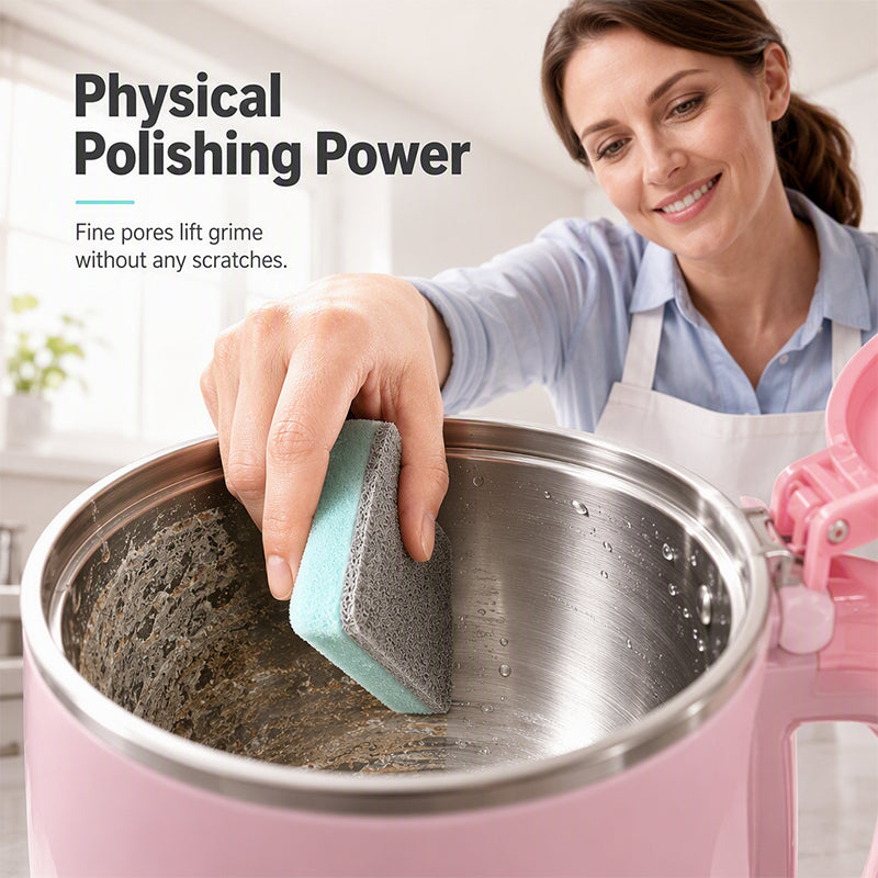 🧽✨Limescale Polishing Magic Eraser Sponge