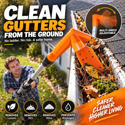 🍂 Clear Leaves with Less Hassle — Gutter Cleaning Tool